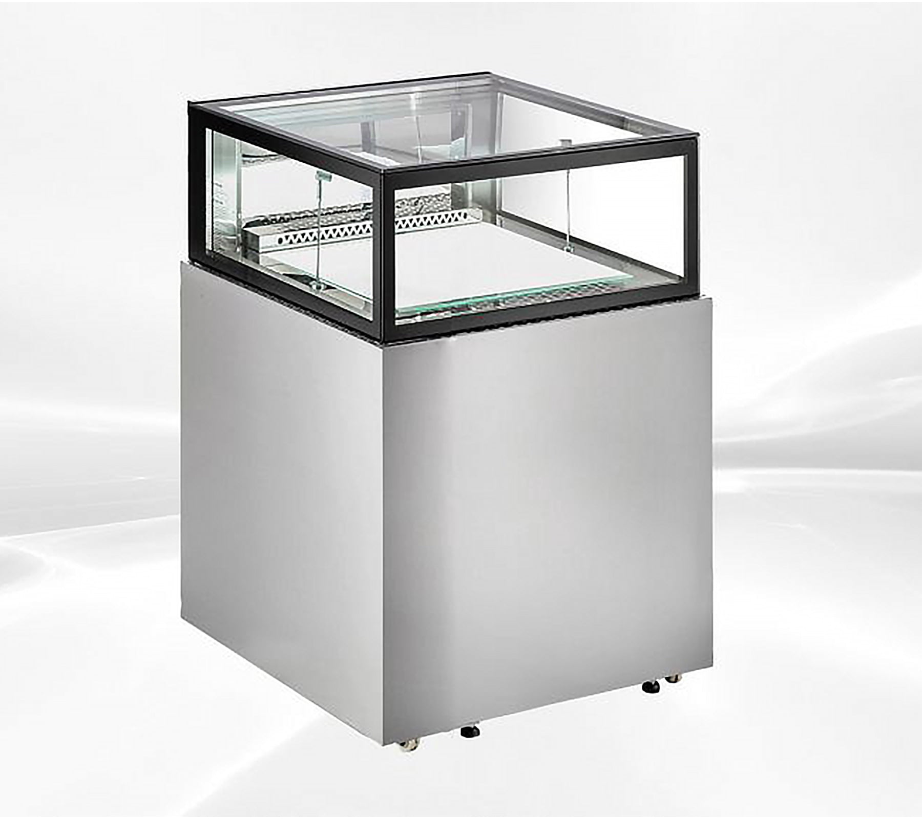 24" Luxury Commercial Refrigerated Bakery Display Case, Cake Showcase Refrigerator with LED Lighting, NSF Certified