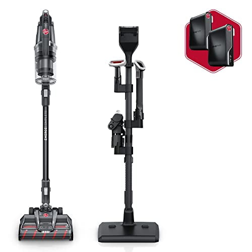 Aspiradora de escoba inalámbrica Hoover ONEPWR WindTunnel Emerge Complete, ligera, potente y silenciosa, se sostiene de pie, no requiere montaje en pared, ideal para uso doméstico.
