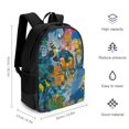 thumbnail image 2 of Simpsons Backpack Schoolbag Casual Daypack Rucksack Bookbags Lightweight Gym Bag, 2 of 8