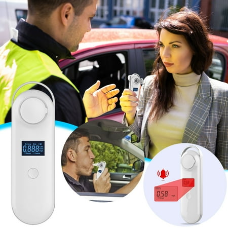 

jsaierl Portable Ethanol Tester Traffic Wine Tester Portable High Precision Charging Measuring Instrument