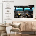 thumbnail image 5 of Elephant Stock Aircraft Cockpit Wall Art - Horizontal Canvas Wall Art - Living Room Wall Decor - Transportation Canvas - Gray And Black Decor - 51" x 34", 5 of 8