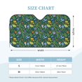 thumbnail image 2 of Kdxio Forest Flora And Fauna Print Windshield Sun Shade, Foldable Sun Blocker for Car,Truck,SUV Automotive Interior Sun Protection,Reflective Shade for Front Windshield(Small), 2 of 6