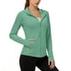 thumbnail image 1 of V Cuello 3/4 Manga Tops para las Mujeres Camisetas de Entrenamiento de Protección Solar Primavera Verano Camisetas, 1 of 6