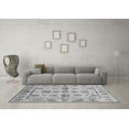 thumbnail image 3 of Ahgly Company Indoor Rectangle Abstract Gray Modern Area Rugs, 2' x 4', 3 of 4