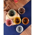 thumbnail image 6 of Ceramic, Japanese Sake Cups, Traditional Chinese Kung Fu Tea cups set Kiln Change Glazed. set of 6, 60ml/2oz, 6 of 7