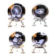 thumbnail image 3 of pitrice Clear Transparent Crystal Ball 3inch Home Decoration Gift Crystal Ball Halloween Decor Glass Ball Smart Dolphins, 3 of 6