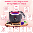 thumbnail image 4 of JUUTREN Waxing Kit for Women & Men - Digital Wax Warmer with Quick Heating, Professional Wax Pot Hair Removal for Full Body, Legs, Face, Eyebrows, Bikini, at Home, 4 of 8