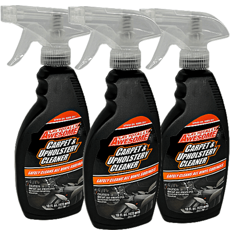 Upholstery and Carpet Cleaners, 16 oz. Spray - Car Cleaner Spray - 3 Pack 