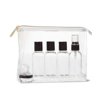 Sonia Kashuk TSA Travel Makeup Bag Kit - Clear **BIDDING ON 2**