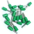 thumbnail image 1 of 1000pcs VE1008Tubular Wire Cold Pressure Connector Electrical Terminals Cable Crimps Wire Ferrules For 0.5mm2, 22 AWG Wire VE1008 - (Color: VE1008, Pins: Green), 1 of 7