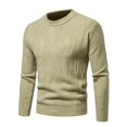 thumbnail image 2 of Vedolay Mens Sweaters 2023 Crew Neck Sweater Tops for Men Pullovers Green,M, 2 of 5