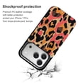thumbnail image 2 of Abstract Coral Leopard Print Leather Wallet Case for iPhone 12 Pro Max Wallet Case Card Holder Flip, 2 of 8