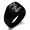 Black, variant on Stainless Steel Letter Z Initial Royal Monogram Engraved Engraved Square Flat Top Biker Style Polished Signet Ring