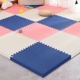 thumbnail image 4 of Neinkie 10 Pcs Tapis de Sport Résistant aux Chocs, Couleur Unie, Gym, Maison, Yoga, Usage Quotidien, 4 of 9