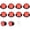 10 PACK -2, variant on LED Safety Light, Running Lights for Runners LED Bike Tail Lights Clip on Dogs Light for Walking at Night, Jogging, High Visibility Strobe Accessories Hiking Cycling Camping Boat