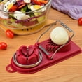 thumbnail image 4 of Egg Chopper, Safe And Easy To Use 2-In-1 Food Cutter, Cuts Eggs Strawberries Vegetables And More For Kitchen Garnish And Daily Meals, 4 of 7