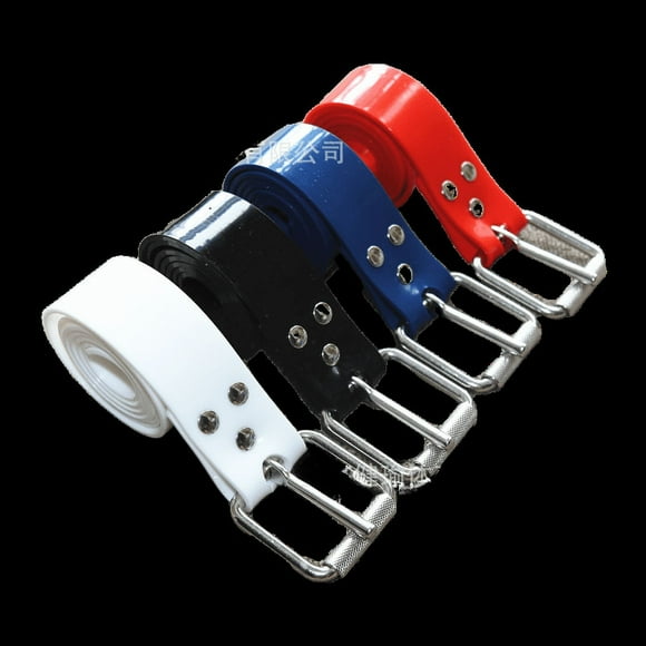 Cinturón de peso de silicona, cinturón de buceo libre, cinturón de plomo, cinturón de peso elástico para buceo, diseño de liberación rápida, cabezal de acero inoxidable 316