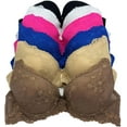 thumbnail image 1 of 6 Piecec Full Cup/Demi Wired Gentle Pushup Push Up Bra B/C (38B), 1 of 3