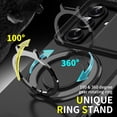 thumbnail image 3 of for Samsung Galaxy S26 Case, Military Grade Shockproof Bumper Rugged Rotating Stand Ring Holder Anti-Scratch Magnetic Cover Compatible with Car Mount Case for Samsung Galaxy S26, Black, 3 of 10