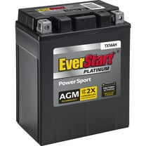 EverStart Platinum BOXED AGM PowerSport Battery, Group Size TX14AH 12 Volt, 210 CCA