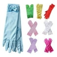 thumbnail image 5 of Twinkseal Girls' Bow Gloves 1 Pair Girls' Bowknot Gloves for Stage Performances Parties Soft Breathable Gloves for Girls, 5 of 8