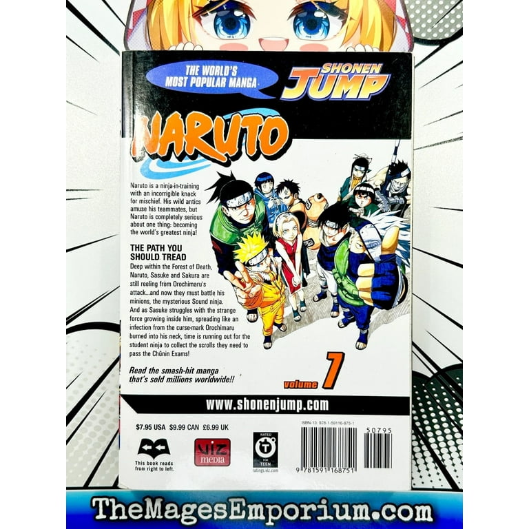 Naruto Naruto, Vol. 7, (Paperback) - Walmart.com