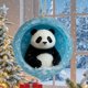 thumbnail image 4 of Adornos acrílicos con estampado de animales navideños | Adornos navideños de doble cara para árbol de Navidad | Regalos colgantes de 8 x 8 cm para familiares y compañeros de trabajo, 4 of 5