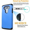 thumbnail image 4 of LG V20 Case, With [Tempered Glass Screen Protector Included], STARSHOP Drop Protection Dual Layers Phone Cover- Blue, 4 of 7