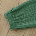 thumbnail image 5 of Sngxgn Toddler Baby Boy Fall Outfit Sweatshirt Tops with Elastic Waist Pants Cute Clothes(Green,110), 5 of 7