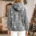 thumbnail image 5 of Xudanell Sweatshirts for Women Christmas Shirts for Women Oversized Girls Hoodie Christmas Holiday Patterned Top, 5 of 5