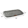 thumbnail image 5 of Vibrant Life Cozy Luxe Crate Mat Pet Bed, Gray, 30 Inches, 5 of 6