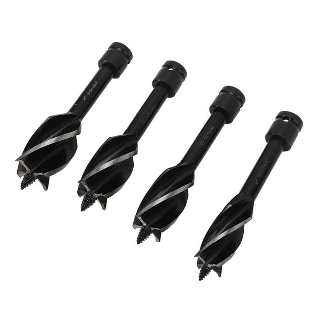 Juego de 4 brocas para barrena de madera Bling Bling 25 mm 30 mm 32 mm 35 mm