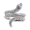 thumbnail image 5 of 1 anillo ajustable con forma de serpiente elegante, anillo Retro de Cobra, decoración de dedo con personalidad, anillo de fiesta para hombres y niños (No.10), 5 of 5