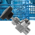 thumbnail image 3 of BSPP Stop Valve, Needle Valve, 304 Stainless Steel For Water Oil 1/4, 3 of 8