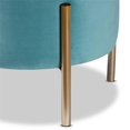 thumbnail image 4 of Otomana de almacenamiento Baxton Studio Malina, tela de terciopelo azul cielo, 4 of 8