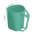 thumbnail image 3 of NWOKYZGH Bathroom Tumbler Cup with Handle, Solid Color Toothbrush Cups, Unbreakable Toothbrush Holders, Reusable Drinking Cups Plastic Mouthwash Bathroom Brushing Cup, 3 of 6