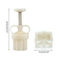 thumbnail image 3 of Cake Mould Bows Pattern Hand-Pressure Molds Mung Bean Cake Mold Cookie Stamps For Cookie, 3 of 8
