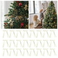 thumbnail image 3 of 24pcs Christmas Bows - 6 X 9.8 Inch, Vintage Ribbon, for Wreaths, Home Decoration, 3 of 3