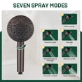 thumbnail image 6 of Cobbe 7 Spray Modes Filtered Multi-Function Detachable Shower Head 60-Inch Hose Oil Rubbed Bronze, 6 of 11