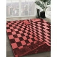thumbnail image 2 of Ahgly Company Indoor Square Patterned Bean Red Area Rugs, 4' Square, 2 of 6