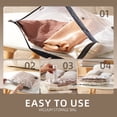 thumbnail image 3 of Inspink 15-Pack Cordless Vacuum Compression Bags Set with 25W USB Rechargeable Handheld Pump for Clothes Storage Space Saver Bags Ideal for Carry-On Suitcases Organiser, travel Essential, 3 of 7