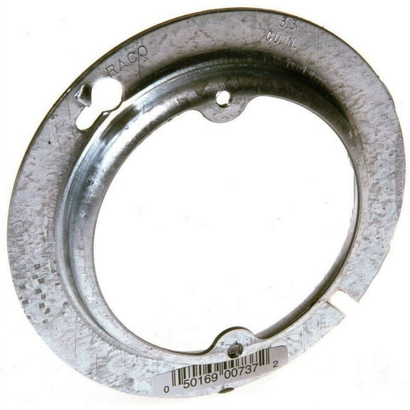 Hubbell-Raco 737 Raised 1/2-Inch, Ears 2-3/4-Inch, 4-Inch Octagon Cover