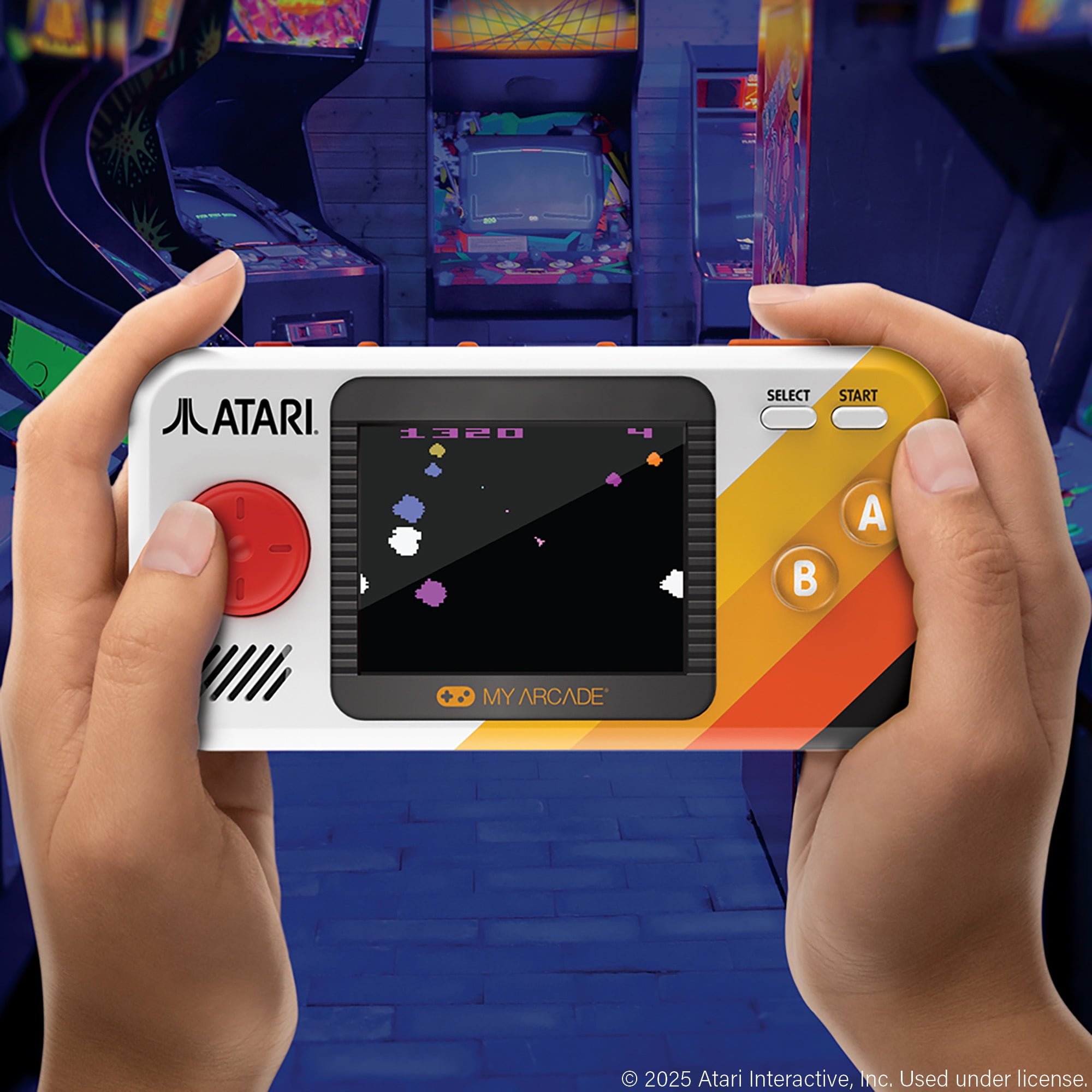My Arcade - Atari Pocket Player Pro Portable Handheld Gaming System With Travel Case