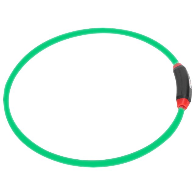 Bite Resistant LED Collar, USB Charging Design DIY Dog LED Collar Lock Design Soft Plastic Design Safe And For Dogs Red Light,Yellow Light,Blue Light,Green Light,Pink Light,White
