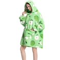 thumbnail image 1 of Sudadera con capucha de gran tamaño para padres e hijos, ropa de dormir de lana con aguacate, manta gigante de invierno, 1 of 4