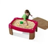 Step2 Naturally Playful Red Plastic Sandbox and Toddler Outdoor Toy