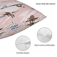 thumbnail image 3 of Yiaed Cloud Sloth Print Pillow Covers Super Soft Decorative Square Throw Pillow Covers Case Cushion Covers for Sofa Couch Bedroom Car Decor（No pillow core）-24"x24", 3 of 7