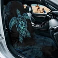 thumbnail image 2 of Xixirimido Car Accessories Sweat Towel Seat Cover Universal Non-Slip for Car Truck SUV Athletic Running Towel for Workout Outdoor Sport Activities, Polynesian Tribal Sea Turtle, 2 of 8