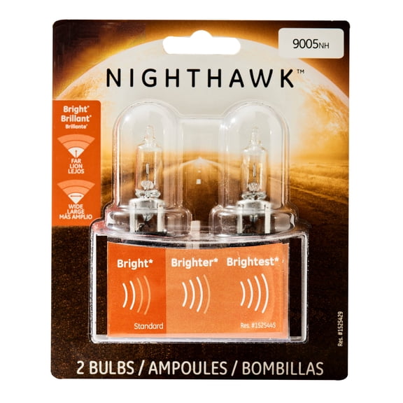 GE Lighting 9005 Headlight Nighthawk Replacement Halogen, 2-Pack