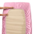 thumbnail image 5 of Nestl Twin Sheets Sets, 3 Piece Instantly Soft, Deep Pocket Twin Bedding, Soft Microfiber Kids Bedding Set, Lilac, 5 of 9